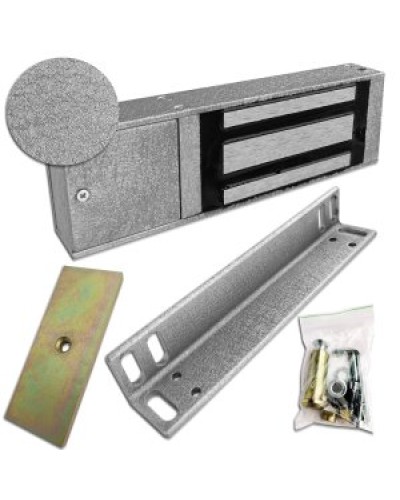 Замок электромагнитный Цифрал-250 ML ЦФРЛ.677100.002-02 серебристый шелк в Комсомольске-на-Амуре Электромагнитные замки Pintop.ru