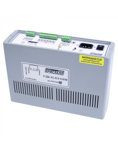 Блок контроля GSM Кристалл СДК-31.313GSM в Комсомольске-на-Амуре Приемно-контрольные приборы Pintop.ru