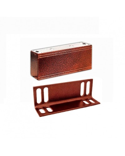 Замок электромагнитный Олевс М1-150 с уголком медный антик в Комсомольске-на-Амуре Электромагнитные замки Pintop.ru