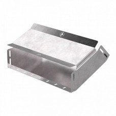 Угол вертикальный внутренний 45 градусов с крышкой Стандарт 400х100 Промрукав (PR16.0594)