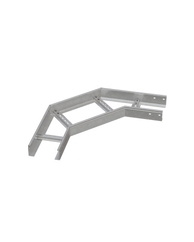 Угол лестничный горизонтальный 90 гр. 80х400х2,0 мм N КМ-профиль (LGL90-80-400-2.0 N) в Комсомольске-на-Амуре Аксессуары для лотков Pintop.ru