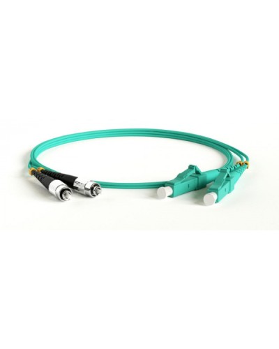 Патч-корд волоконно-оптический Hyperline FC-D2-503-ST/PR-ST/PR-H-15M-LSZH-AQ в Комсомольске-на-Амуре Патч-корды оптические Pintop.ru