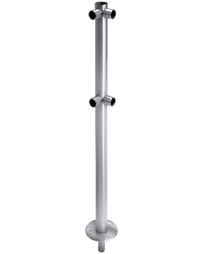 Стойка ограждения съемная L-образная Oxgard ВЗР 1996Р03 в Комсомольске-на-Амуре Ограждения Pintop.ru