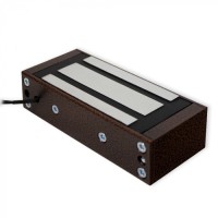 Замок электромагнитный Олевс М1-200 с планкой медный антик