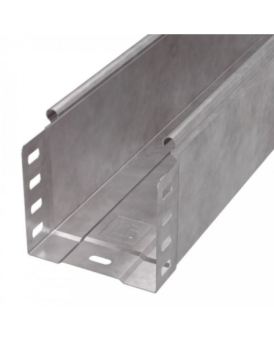 Лоток неперфорированный Стандарт HDZ 100х100х3000 (0,7 мм) (6 м/уп) Промрукав (PR16.1204) в Комсомольске-на-Амуре Кабельные лотки Pintop.ru