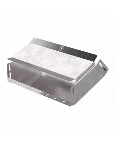 Угол вертикальный внутренний 45 градусов с крышкой Стандарт 400х100 Промрукав (PR16.0594) в Комсомольске-на-Амуре Аксессуары для лотков Pintop.ru