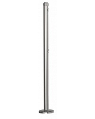 Стойка стационарная хромированная Ростов-Дон ОБ1/0-0 ХРОМ в Комсомольске-на-Амуре Ограждения Pintop.ru