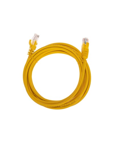 Патч-корд U/UTP, CAT 5e, RJ45-RJ45, 26AWG, LSZH, желтый, 3м REXANT 02-0105-3 в Комсомольске-на-Амуре Патчкорды (медные) Pintop.ru