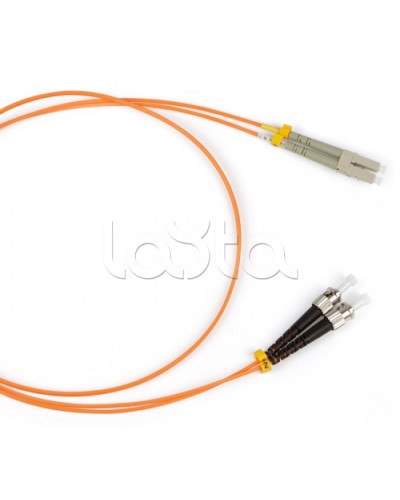 Патч-корд оптический LANMASTER LAN-ST-LC/OM2-3.0 в Комсомольске-на-Амуре Патч-корды и пигтейлы Pintop.ru