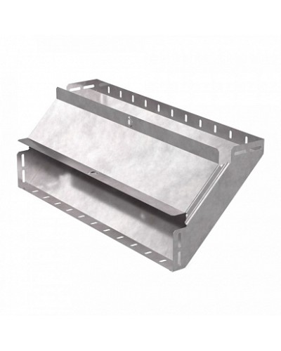 Угол вертикальный внутренний 90 градусов с крышкой Стандарт 600х100 Промрукав (PR16.0609) в Комсомольске-на-Амуре Аксессуары для лотков Pintop.ru