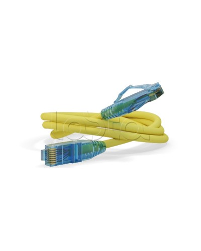 Патч-корд U/UTP Hyperline PC-LPM-UTP-RJ45-RJ45-C6-2M-LSZH-YL в Комсомольске-на-Амуре Патчкорды (медные) Pintop.ru