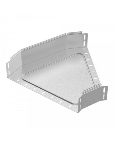 Угол горизонтальный 45 градусов Стандарт HDZ 400х100 Промрукав (PR16.1627) в Комсомольске-на-Амуре Аксессуары для лотков Pintop.ru