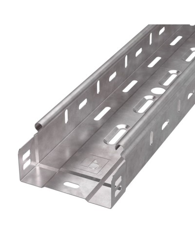Лоток перфорированный Стандарт HDZ 100х50х3000 (1,0 мм) (6 м/уп) Промрукав (PR16.2458) в Комсомольске-на-Амуре Кабельные лотки Pintop.ru