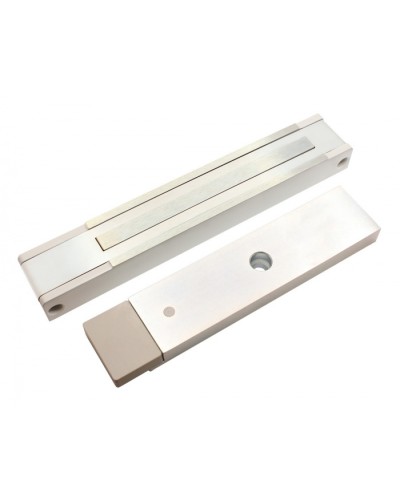 Электромагнитный замок с датчиком состояния двери ALeko ALM-300P (12В белый) в Комсомольске-на-Амуре Электромагнитные замки Pintop.ru