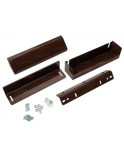 Комплект монтажный для замков ALM-300P и ALM-400P ALeko МК 300-400-IN (коричневый) в Комсомольске-на-Амуре Дополнительное оборудование для СКУД Pintop.ru