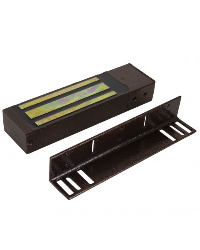 Электромагнитный влагозащищенный замок AccordTec ML-395KB-2 без электроники с датчиком Холла ,цвет Коричневый в Комсомольске-на-Амуре Электромагнитные замки Pintop.ru