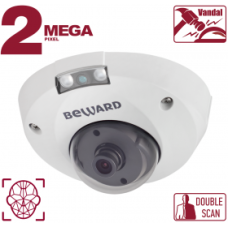 IP-камера видеонаблюдения антивандальная уличная купольная Beward B2530DMR