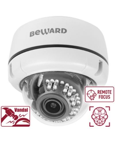 IP-камера видеонаблюдения антивандальная купольная Beward B2530DVZ в Комсомольске-на-Амуре IP-камеры Pintop.ru
