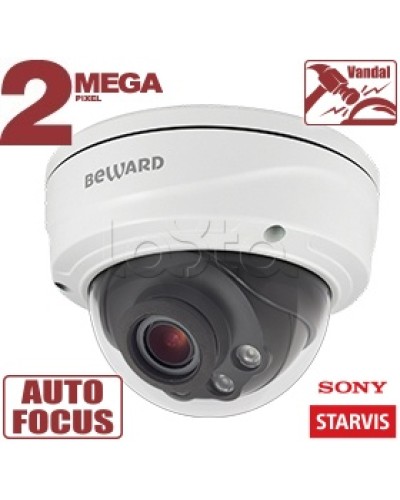 IP-камера видеонаблюдения купольная Beward SV2010DVZ в Комсомольске-на-Амуре IP-камеры Pintop.ru