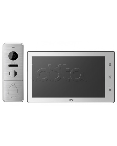 Комплектвидеодомофона CTV-DP4706AHD (белый) в Комсомольске-на-Амуре Комплекты домофонов Pintop.ru