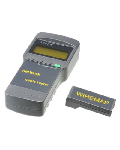 Тестер для витой пары Cabeus CT-LCD-RJ45 в Комсомольске-на-Амуре Дополнительное оборудование для ОПС Pintop.ru