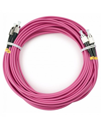 Шнур оптический duplex FC-FC 50/125 mm OM4 15м LSZH в Комсомольске-на-Амуре Патч-корды оптические Pintop.ru
