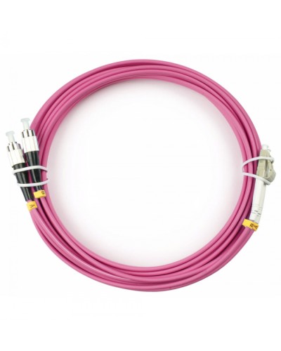 Шнур оптический duplex LC-FC 50/125 mm OM4 10м LSZH Cabeus FOP-50-OM4-LC-FC-10m в Комсомольске-на-Амуре Патч-корды оптические Pintop.ru