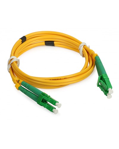 Шнур оптический duplex LC/APC-LC/APC 9/125 sm 10м LSZH Cabeus FOP(d)-9-LC/APC-LC/APC-10m в Комсомольске-на-Амуре Патч-корды оптические Pintop.ru