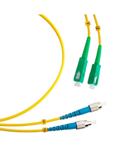 Шнур оптический duplex SC/APC-FC/UPC 9/125 sm 7м LSZH Cabeus FOP(d)-9-SC/APC-FC/UPC-7m в Комсомольске-на-Амуре Патч-корды оптические Pintop.ru