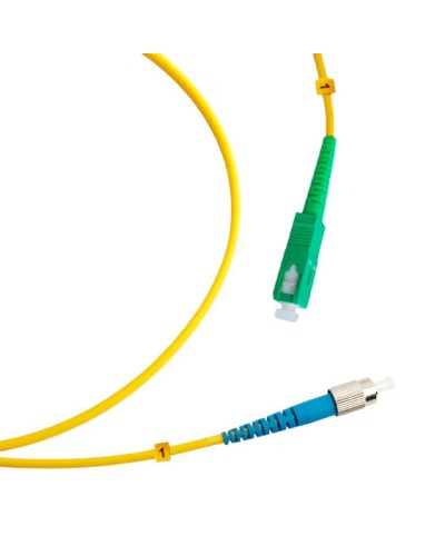 Шнур оптический simplex SC/APC-FC/UPC 9/125 sm 3м LSZH Cabeus FOP(s)-9-SC/APC-FC/UPC-3m в Комсомольске-на-Амуре Патч-корды оптические Pintop.ru