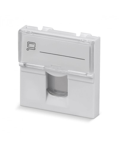 Вставка 45x45 (Mosaic) для 1 модуля формата Keystone Jack (арт.078604) Cabeus (FP-L-45-1M) в Комсомольске-на-Амуре Модули Keystone Pintop.ru