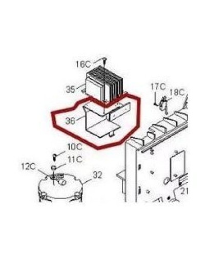 Кронштейн крепления аккумуляторов BX-P Came 119RIBX036 в Комсомольске-на-Амуре Запчасти для шлагбаумов и автоматики Pintop.ru