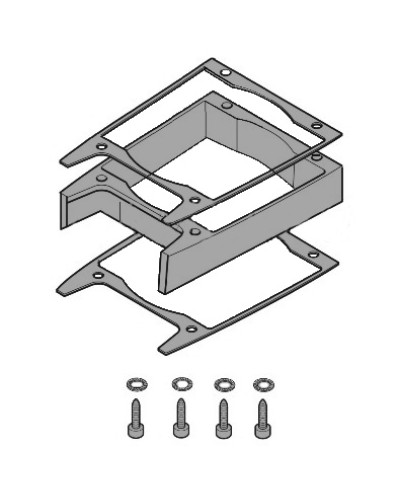 Удлинитель кожуха электродвигателя C-BXK, C-BXEK Came 119RICX043 в Комсомольске-на-Амуре Запчасти для шлагбаумов и автоматики Pintop.ru