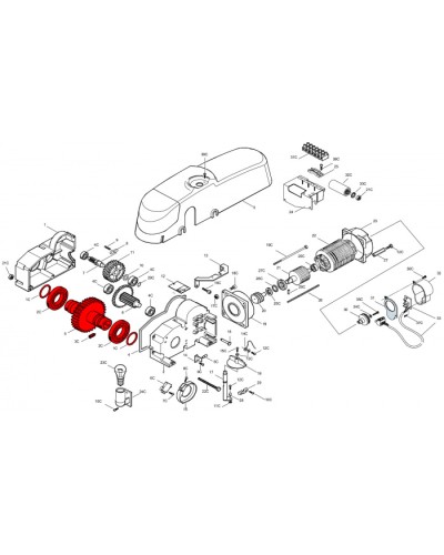 Электродвигатель E450 Came 119RIE139 в Комсомольске-на-Амуре Запчасти для шлагбаумов и автоматики Pintop.ru
