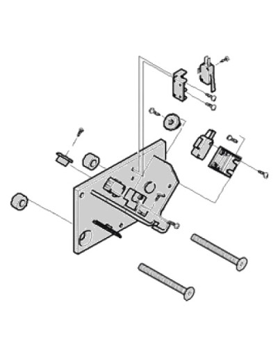 Механические упоры концевых положений G4040 G4041 в сборе Came 119RIG177 в Комсомольске-на-Амуре Запчасти для шлагбаумов и автоматики Pintop.ru