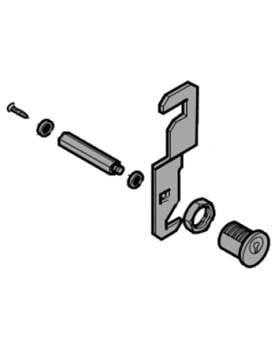 Замок дверцы G4040 Came 119RIG411 в Комсомольске-на-Амуре Запчасти для шлагбаумов и автоматики Pintop.ru