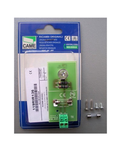 Плата TX DIR Came 119RIR136 в Комсомольске-на-Амуре Запчасти для шлагбаумов и автоматики Pintop.ru