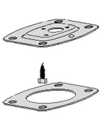 Монтажное основание стойки с анкерами DIR-L DIR-LNCame 119RIR146 в Комсомольске-на-Амуре Запчасти для шлагбаумов и автоматики Pintop.ru