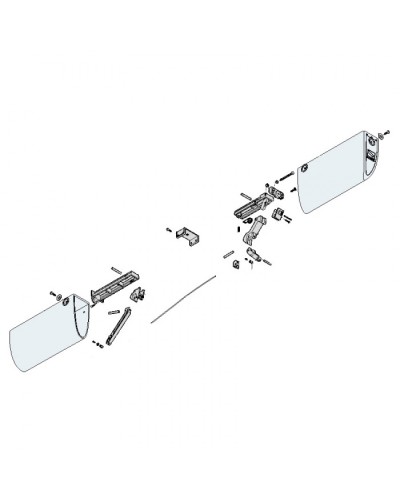 Механизм нижний профиля DF Came 119RIR228 в Комсомольске-на-Амуре Запчасти для шлагбаумов и автоматики Pintop.ru