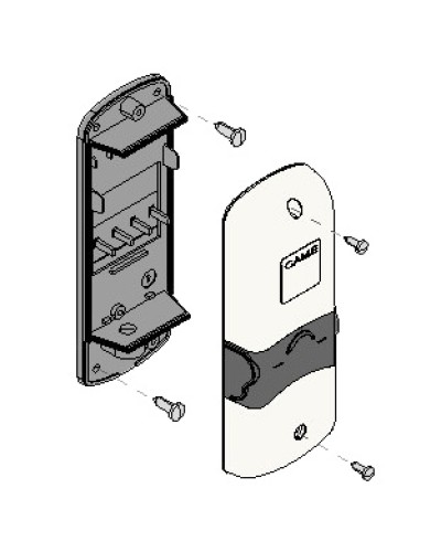 Корпус передатчика DIW01 DIW03 DB Came 119RIR257 в Комсомольске-на-Амуре Запчасти для шлагбаумов и автоматики Pintop.ru
