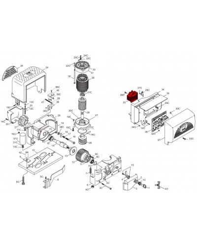 Конденсатор 20 мкФ Came 119RIR277 в Комсомольске-на-Амуре Запчасти для шлагбаумов и автоматики Pintop.ru