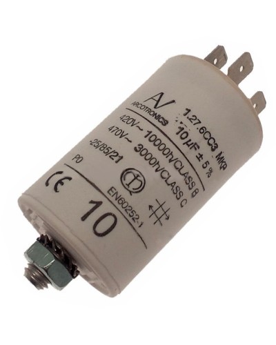 Конденсатор 10 мкФ со сдвоенными выводами и болтом Came 119RIR294 в Комсомольске-на-Амуре Запчасти для шлагбаумов и автоматики Pintop.ru