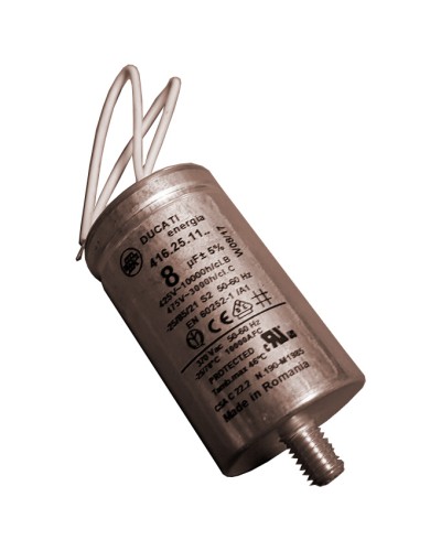 Конденсатор 8 мкФ с гибкими выводами и болтом Came 119RIR339 в Комсомольске-на-Амуре Запчасти для шлагбаумов и автоматики Pintop.ru