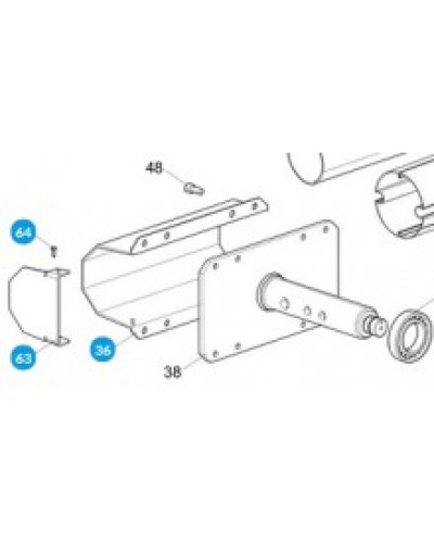 Плата LBC для MA7032 MA7034 Came 3199LBP7 в Комсомольске-на-Амуре Запчасти для шлагбаумов и автоматики Pintop.ru