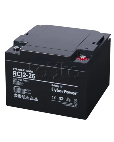 Аккумуляторная батарея CyberPower RC 12-26 в Комсомольске-на-Амуре Электротехническое оборудование Pintop.ru