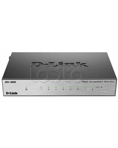 Коммутатор D-Link DES-1008D/L2B в Комсомольске-на-Амуре Коммутаторы Pintop.ru
