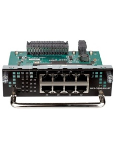 Модуль расширения с 8 портами D-Link DXS-3600-EM-8T/A1A в Комсомольске-на-Амуре Дополнительное оборудование для сетей Pintop.ru