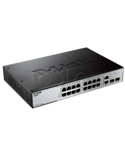 Управляемый L2 коммутатор с 16 портами 10/100Base-TX и 2 комбо-портами 100/1000Base-T/SFP D-Link DES-3200-18_RFB/A1 в Комсомольске-на-Амуре Коммутаторы Pintop.ru