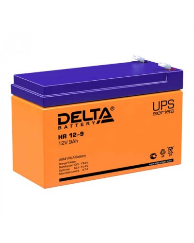 Аккумуляторная батарея 12 - 9 Delta HR 12-9 в Комсомольске-на-Амуре Электротехническое оборудование Pintop.ru