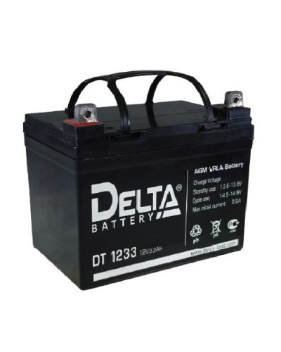 Аккумулятор свинцово-кислотный Delta DT 1233 в Комсомольске-на-Амуре Электротехническое оборудование Pintop.ru